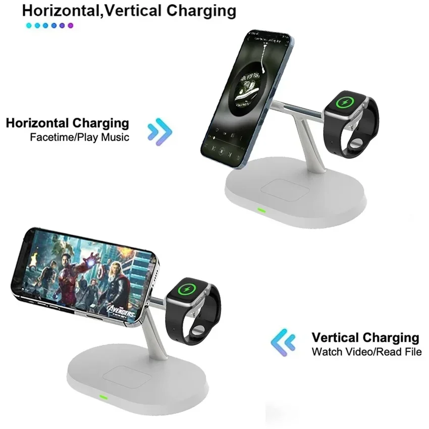 Magnetic Wireless Charger Stan - Smartwatch Watches Compatible With Iphone บทวิจารณ์และราคา