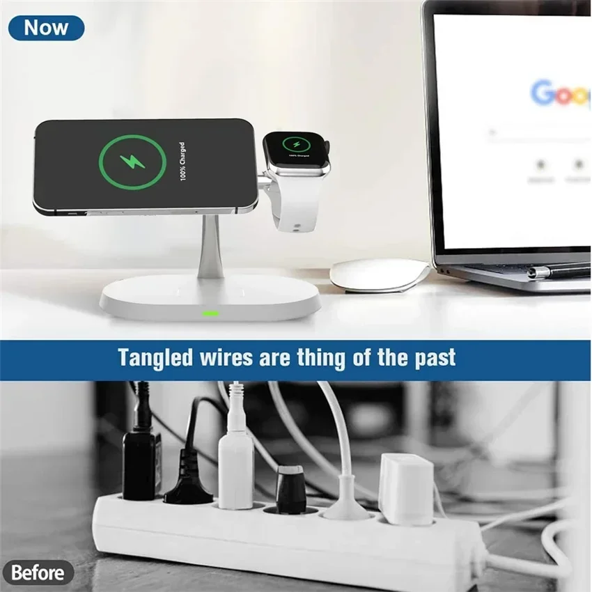 Magnetic Wireless Charger Stan - Smartwatch Watches Compatible With Iphone บทวิจารณ์และราคา