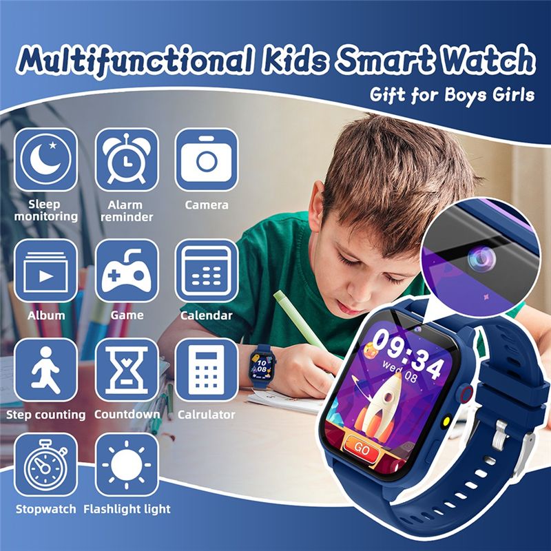 BNVN-Children Study Smartwatch - Smartwatch Watches Birthday Gift For Boys บทวิจารณ์และราคา