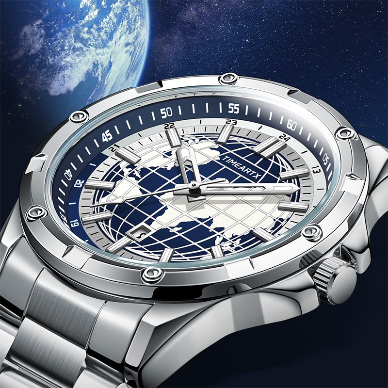 TIMEARTX Brand Man Watch Earth - Smartwatch Branded Watches For Men บทวิจารณ์และราคา