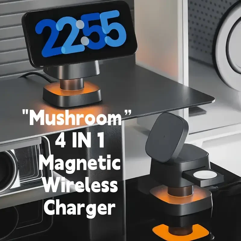 Magnetic 3 in 1 Wireless Charg - Smartwatch Watches Compatible With Iphone บทวิจารณ์และราคา