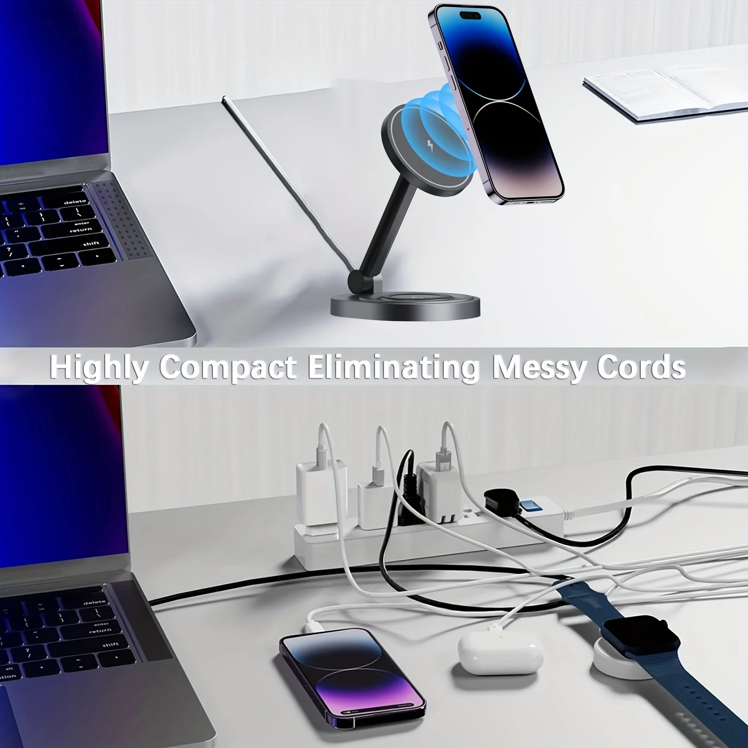2 In 1 Magnetic Wireless Charg - Smartwatch Watches Compatible With Iphone บทวิจารณ์และราคา