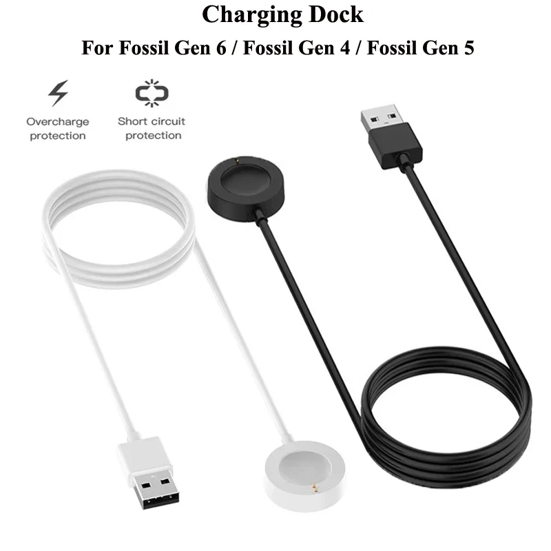 1M USB Magnetic Fast Charger D - Fossil Watches Smartwatch Gen 6 บทวิจารณ์และราคา