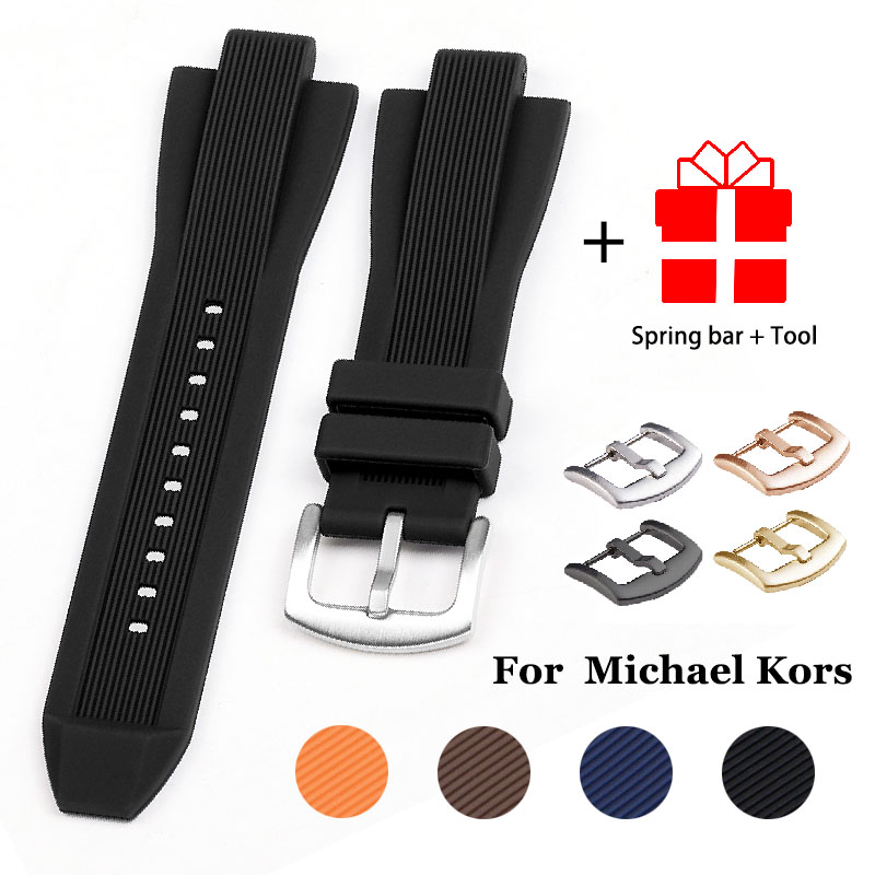Silicone Original strap For Mi - Smartwatch Watches Michael Kors บทวิจารณ์และราคา