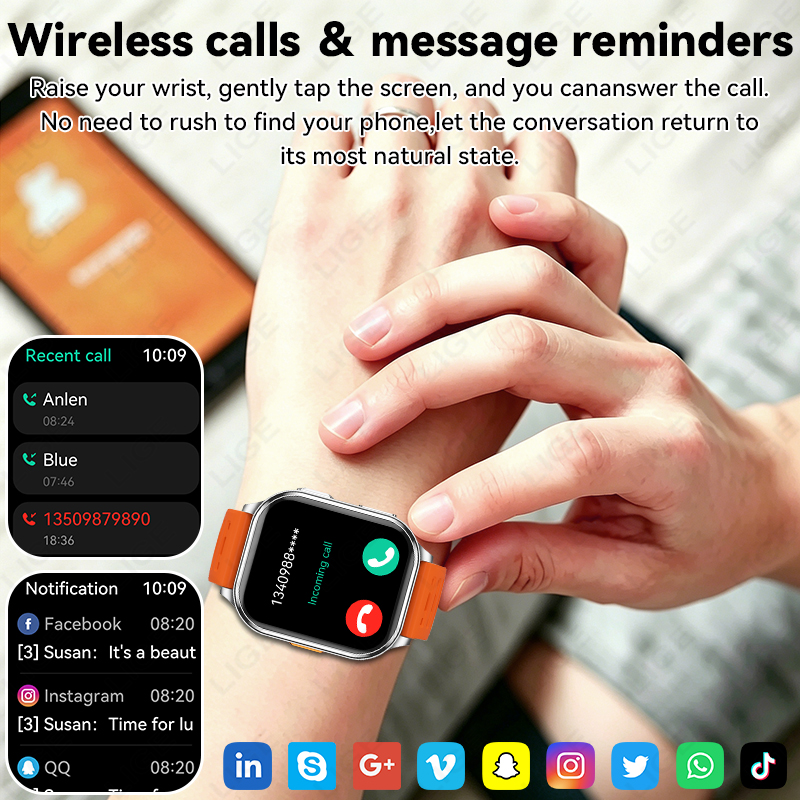 LIGE 2026 Camera Smart Watch M - Smartwatch Health Watches For Women บทวิจารณ์และราคา