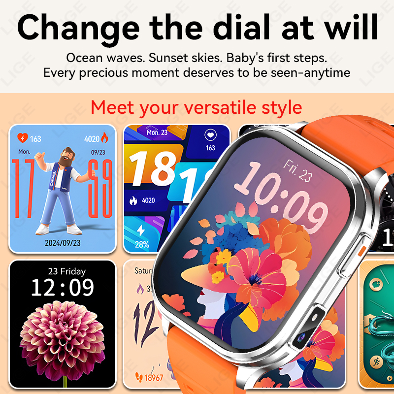 LIGE 2026 Camera Smart Watch M - Smartwatch Health Watches For Women บทวิจารณ์และราคา