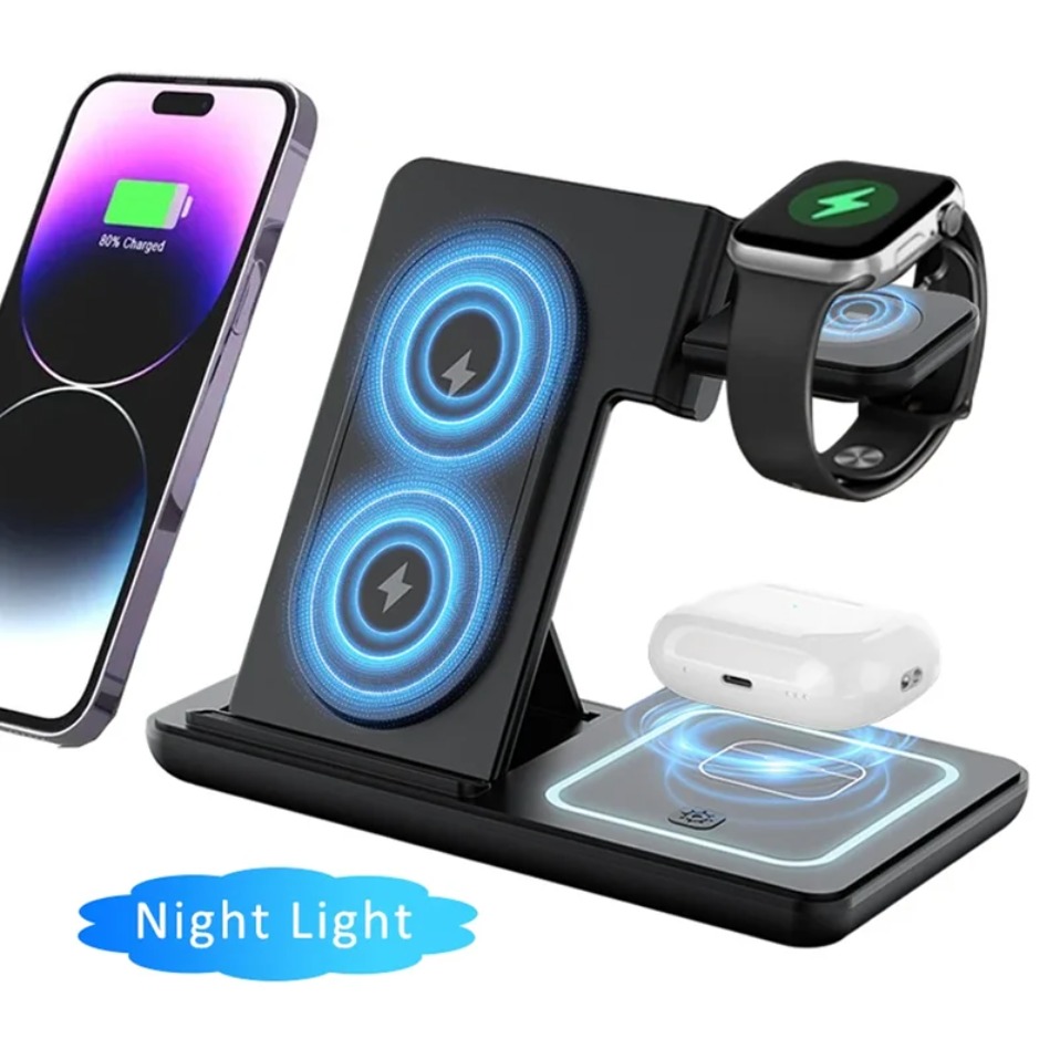 Night LED Light 3 In 1 Wireles - Smartwatch Watches Compatible With Iphone บทวิจารณ์และราคา