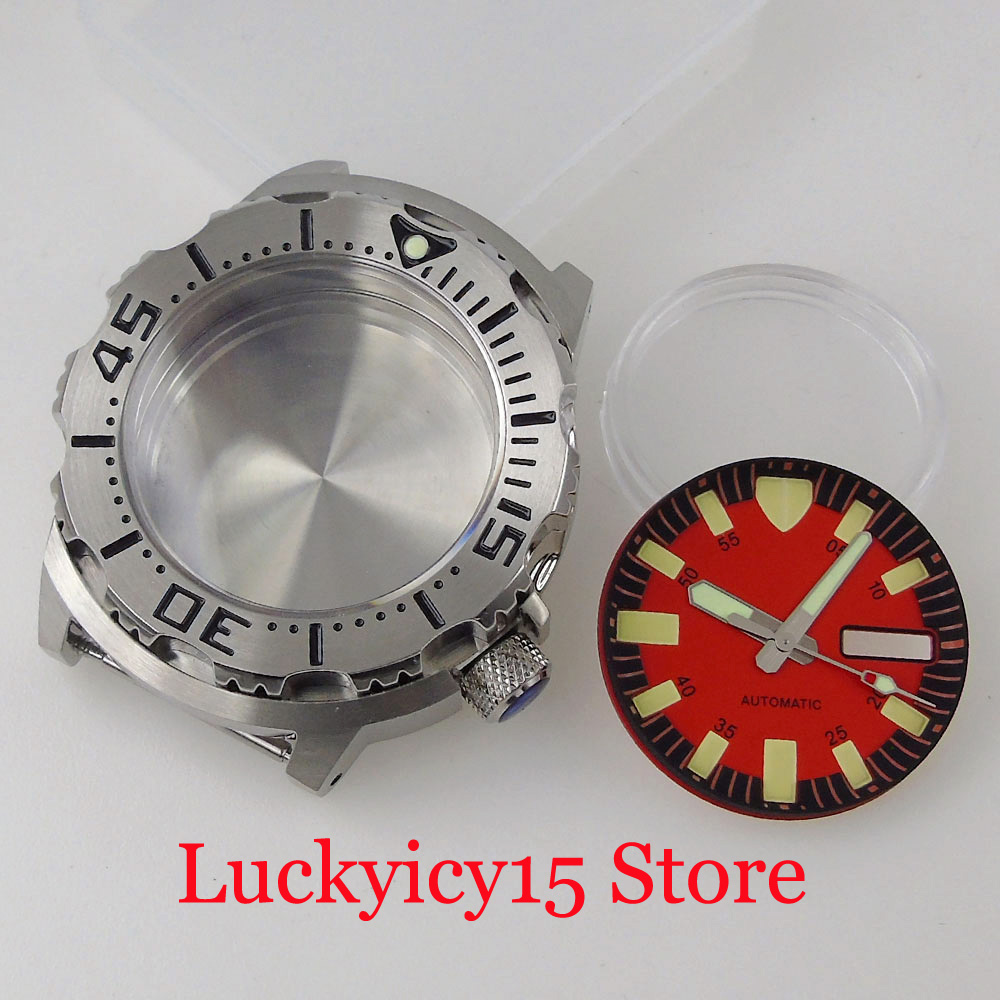 Accessory 42MM Watch Men Case  - Luminous Dial Face บทวิจารณ์และราคา