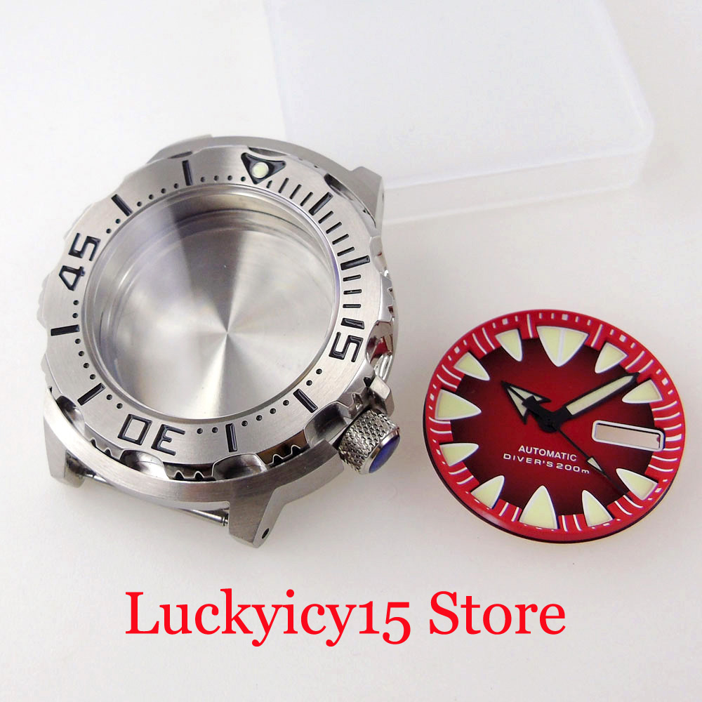 Accessory 42MM Watch Men Case  - Luminous Dial Face บทวิจารณ์และราคา