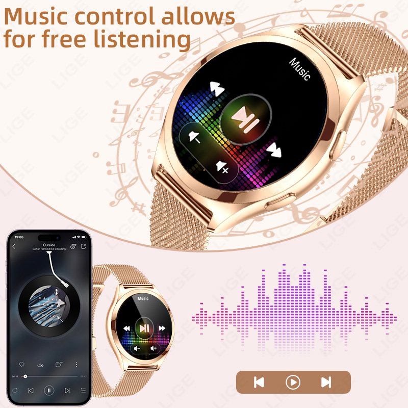 LIGE Luxury Smart Watch For Wo - Smartwatch Health Watches For Women บทวิจารณ์และราคา