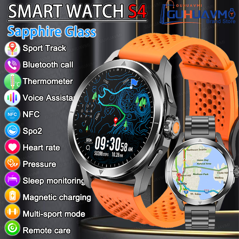 GUHUAVMI NFC Smart Watch Men A - Smartwatch Branded Watches For Men บทวิจารณ์และราคา