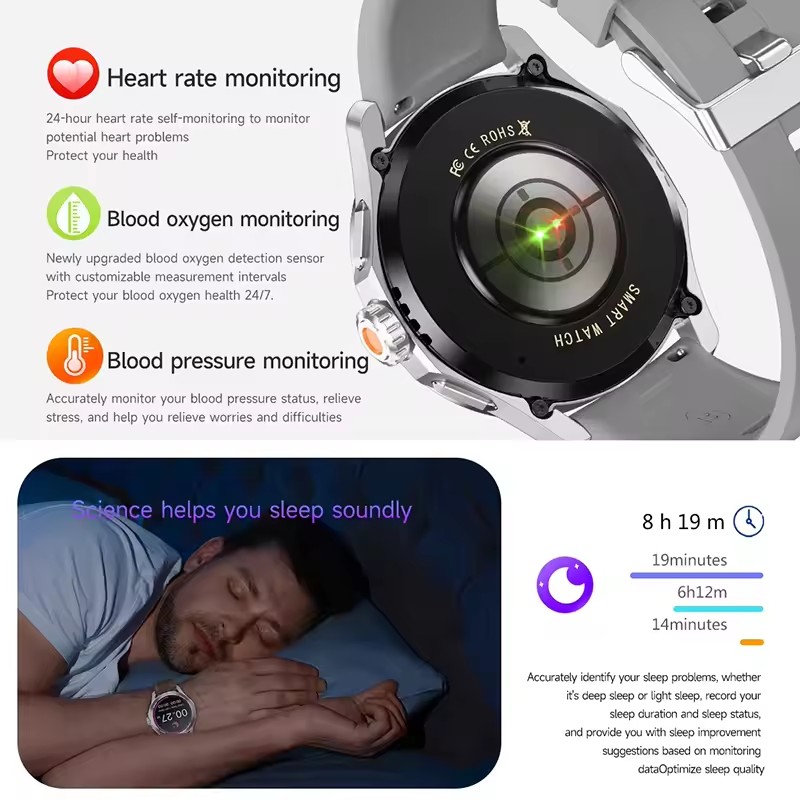 GUHUAVMI NFC Smart Watch Men A - Smartwatch Branded Watches For Men บทวิจารณ์และราคา