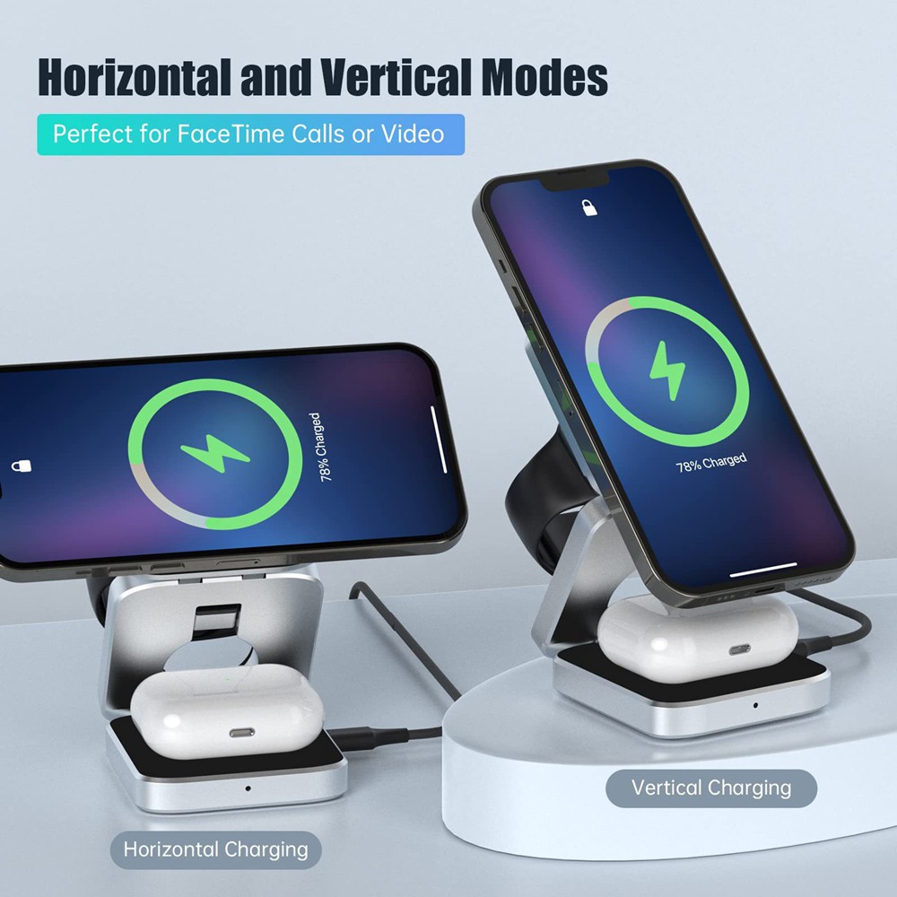 Foldable Magnetic Wireless Cha - Watches Smartwatch Samsung บทวิจารณ์และราคา