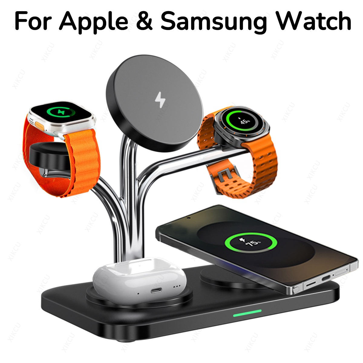 5 IN 1 Magnetic Wireless Charg - Smartwatch Watches Compatible With Iphone บทวิจารณ์และราคา