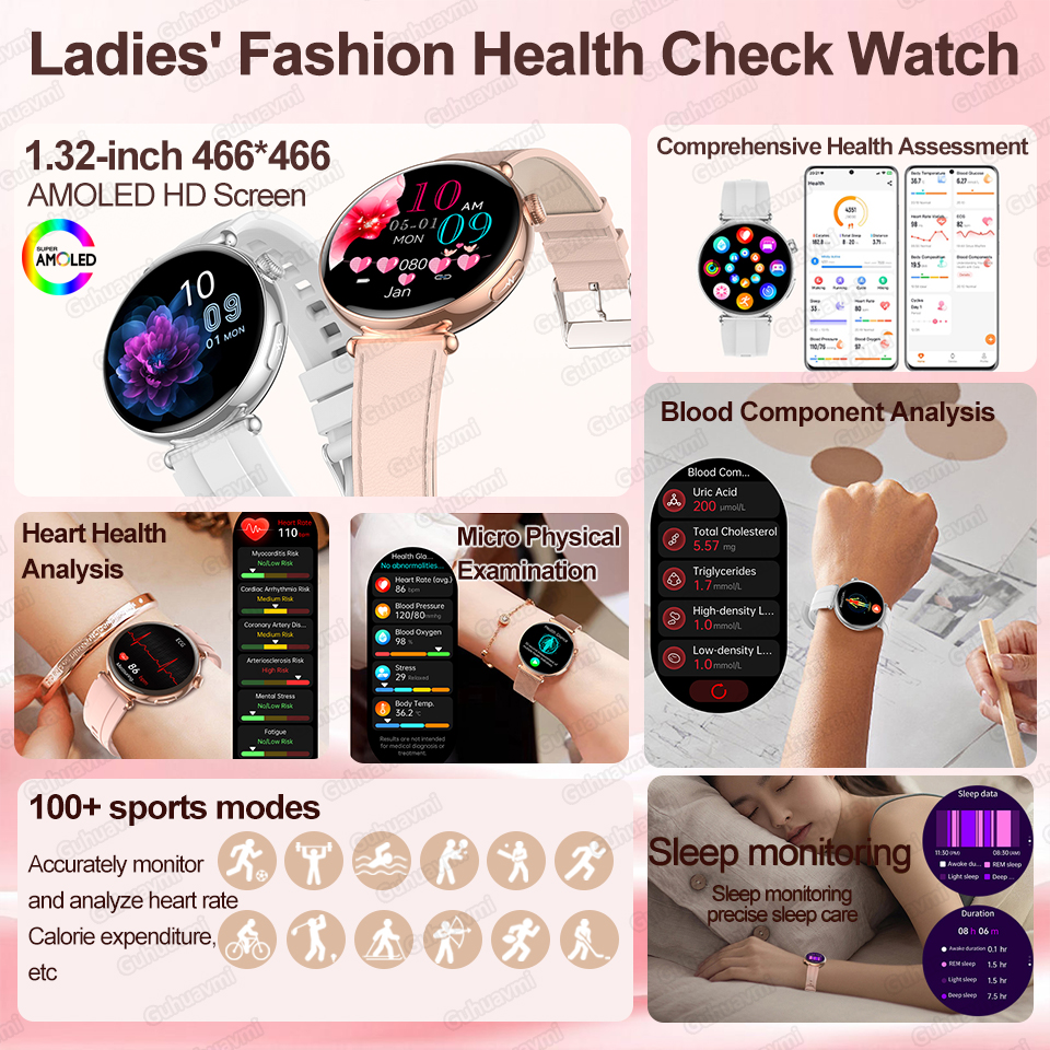 2026 New Women AI Smart Diagno - Smartwatch Health Watches For Women บทวิจารณ์และราคา