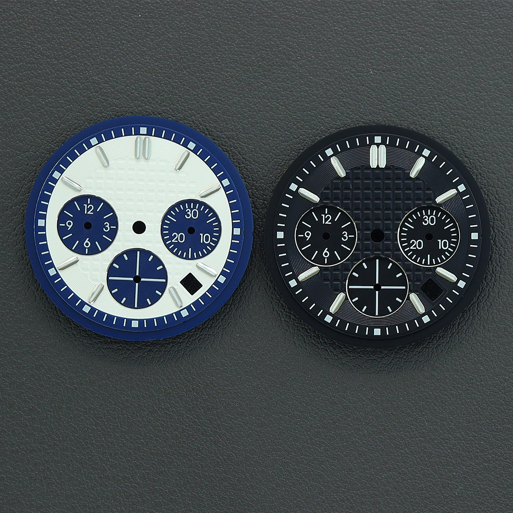 29.8mm Chronograph Watch Dial  - Luminous Dial Face บทวิจารณ์และราคา