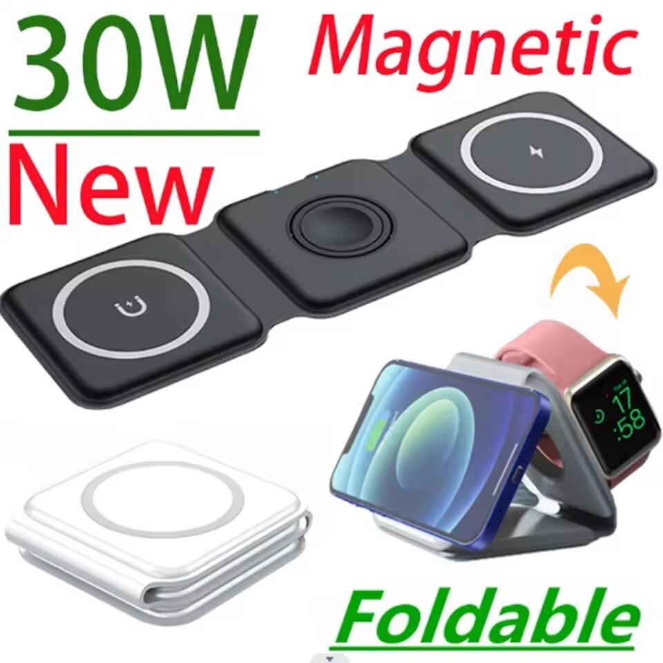 3 in 1 Portable Magnetic Wirel - Watches Smartwatch Samsung บทวิจารณ์และราคา