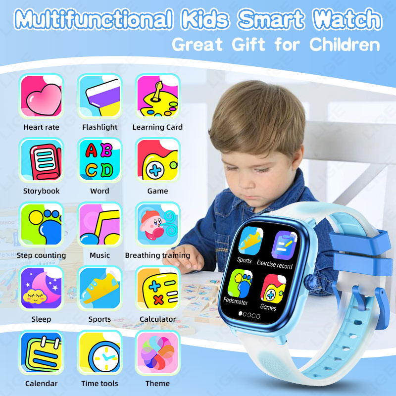 Kids Smart Watch Girls Boys Sm - Smartwatch Watches Birthday Gift For Boys บทวิจารณ์และราคา
